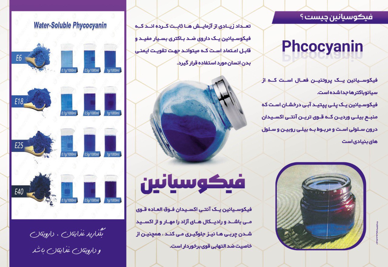 بروشور معرفی فیکوسیانین